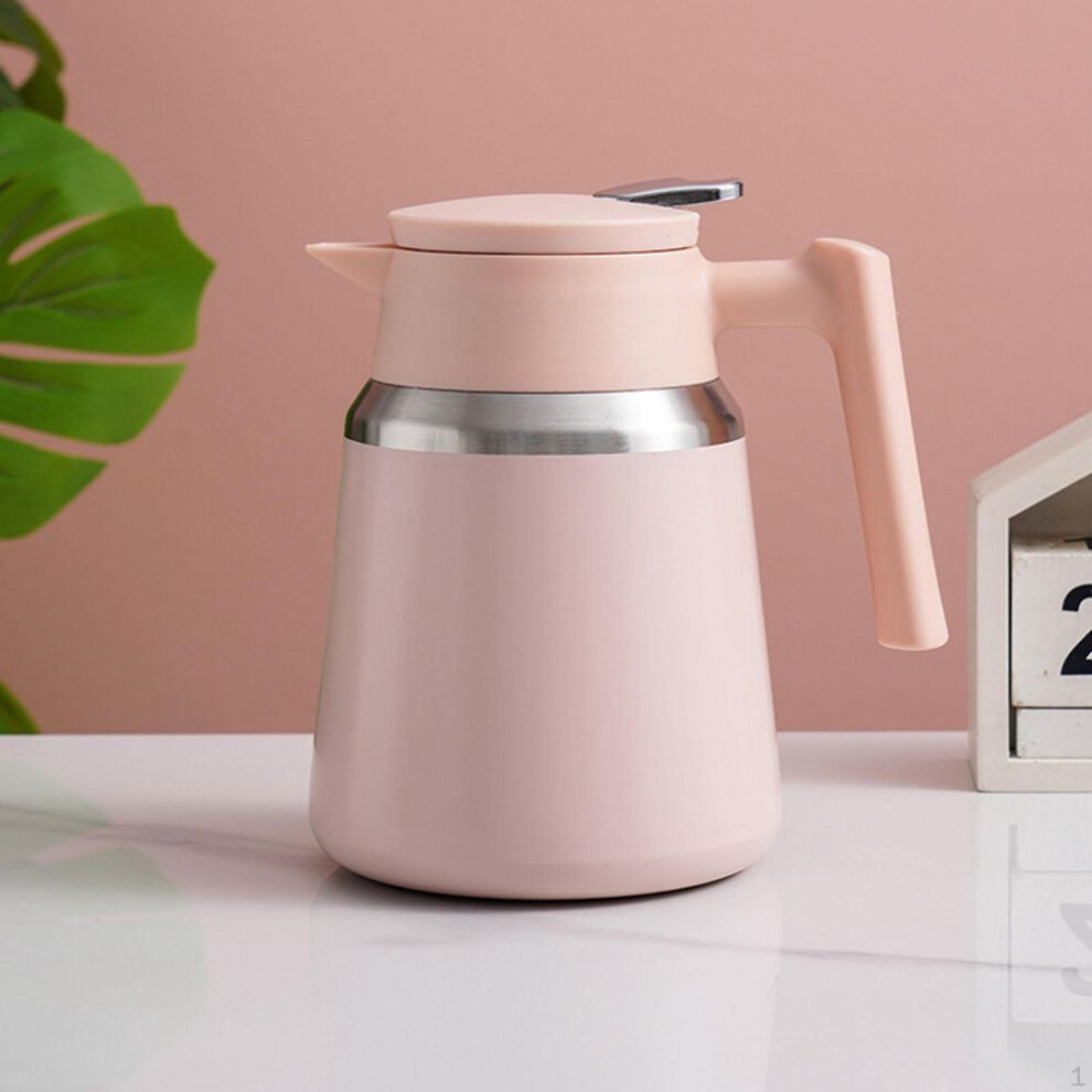 1.1L Thermal Kettle Vacuum with Lid Water Jug Coffee Pot Teapot for Party Picnic Tea