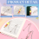 20 Pcs Beadable Bookmarks DIY Metal Blank Bar Bookmark Silver 7