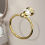 Crystal Gold Towel Ring Bathroom Holder 8