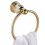 Crystal Gold Towel Ring Bathroom Holder 2