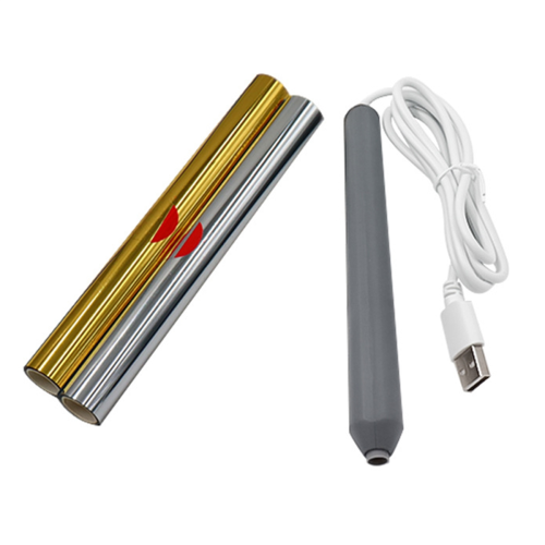 Usb Plug in Hot θερμαινόμενο στυλό από αλουμινόχαρτο Σετ χρυσό στυλό