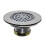 Danco 10644 4-1/2"" Mobile Home Flat Top Shower Drain Strainer  Chrome 1