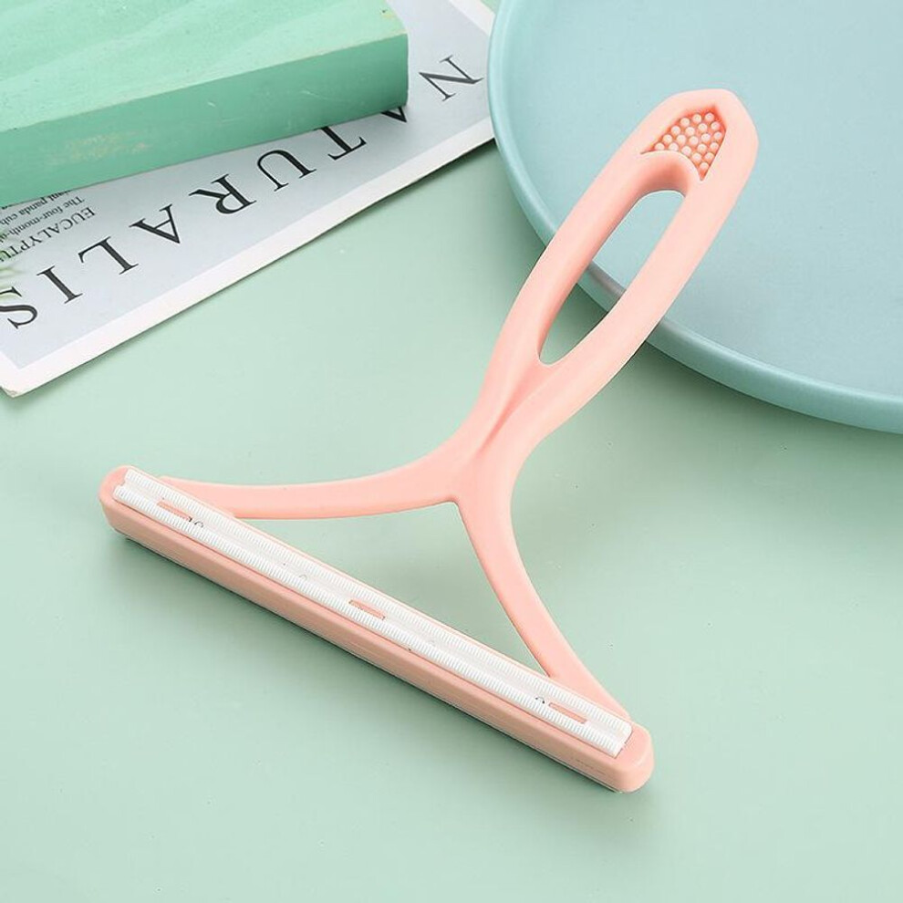 (Pink/Style 2) Hot Sale Tool Electrostatic Shaver Manual Hair Remover Clothes Scraper Home Living Not Hurt Clothes Sweater Fleece Shaving Ball Clean Tools