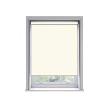 (85cm) No Drill Cream Thermal Blackout Roller Blind (170cm Drop)