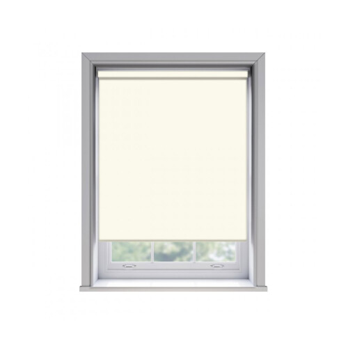 (85cm) No Drill Cream Thermal Blackout Roller Blind (170cm Drop)