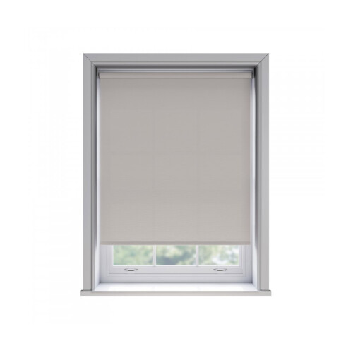 (145cm) No Drill Mink Thermal Blackout Roller Blind (170cm Drop)