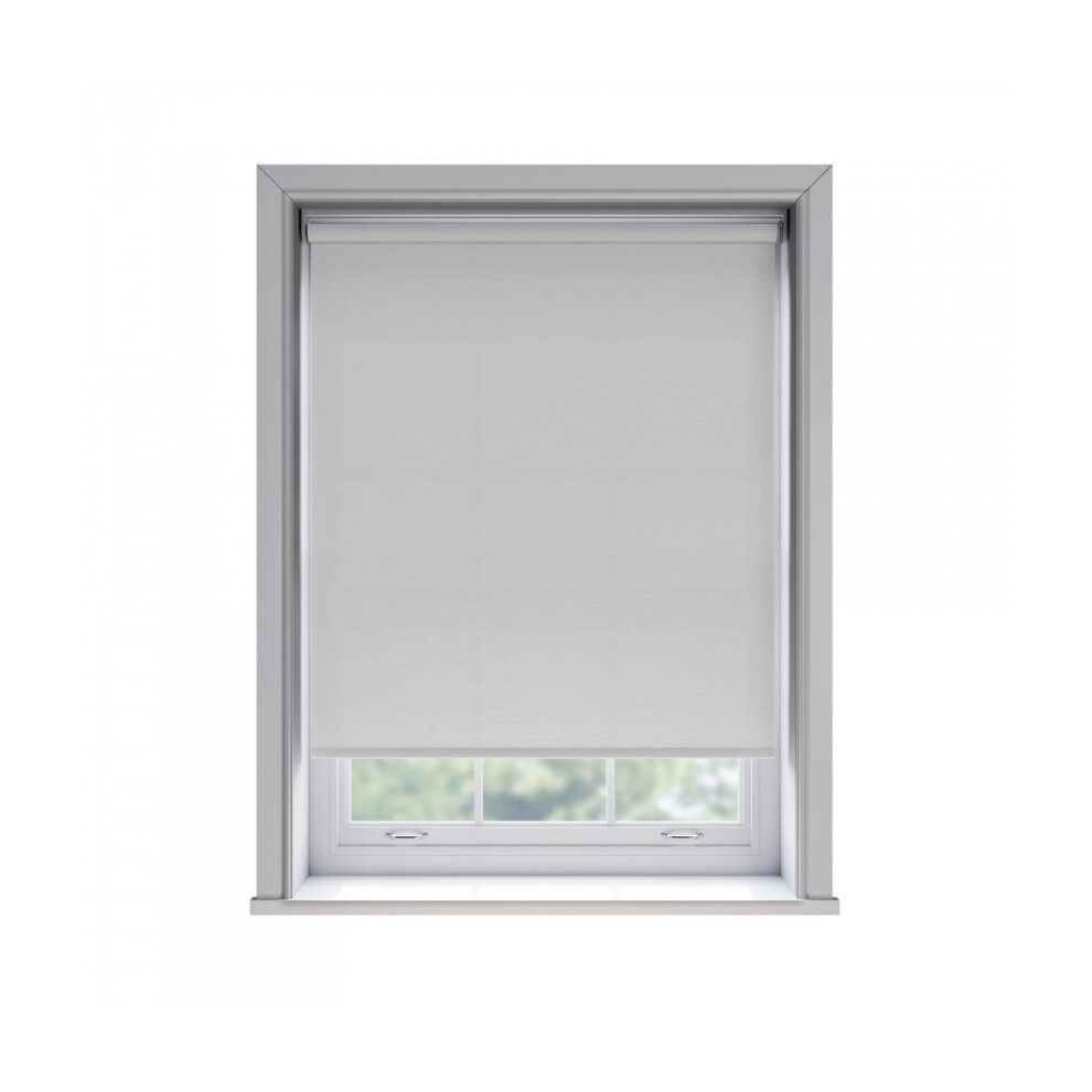 Newedgeblinds (105Cm) No Drill White Thermal Blackout Roller Blind (170Cm Drop)