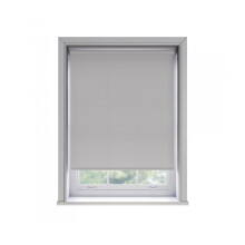 (45cm) No Drill Light Grey Thermal Blackout Roller Blind (170cm Drop)