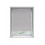 (45cm) No Drill Light Grey Thermal Blackout Roller Blind (170cm Drop) 1