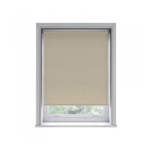 (160cm) No Drill Taupe Thermal Blackout Roller Blind (170cm Drop)
