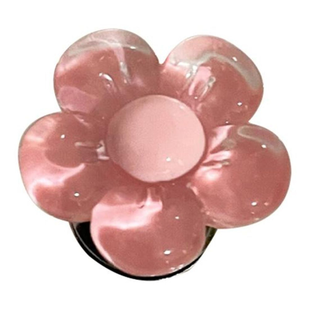 (rose red) Flower Shape Toilet Press Button Ergonomic Self-adhesive Nail Protector Hygienic Water Tank Drain Buttons For Bathroom Decor Accessories