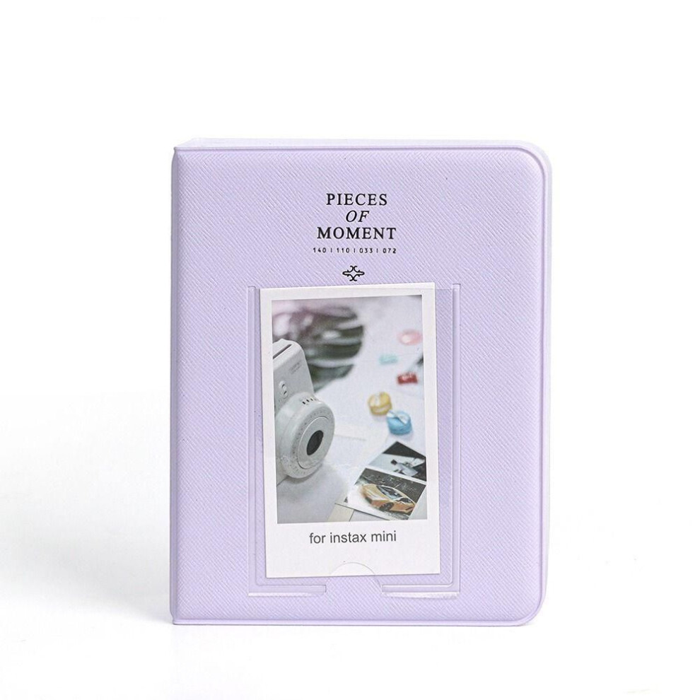 (purple) Collection Book Instant Camera Photo Album For Fujifilm Instax Mini 12/11/9 Household