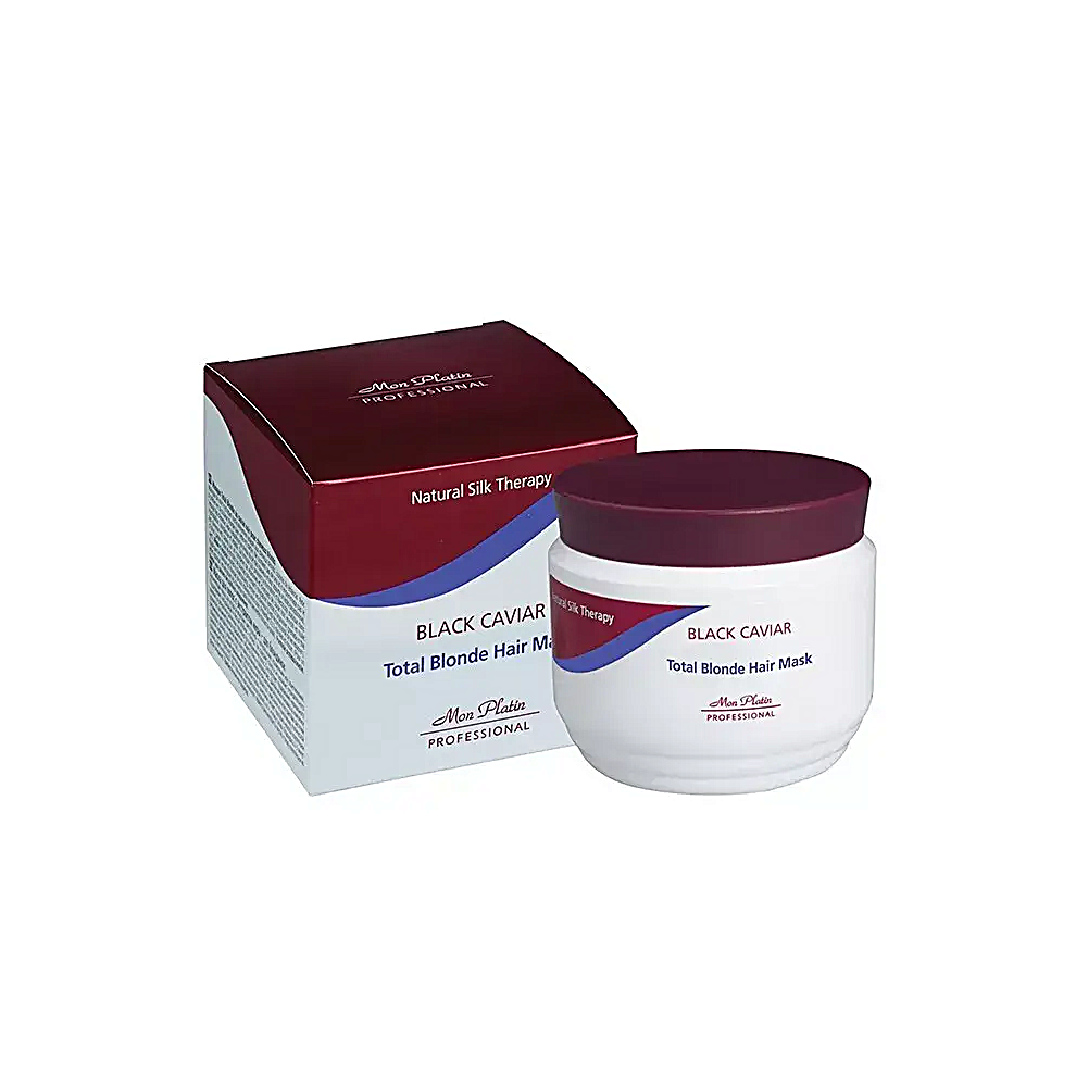 Hair Mask Mon Platin Black Caviar Blonde 500ml