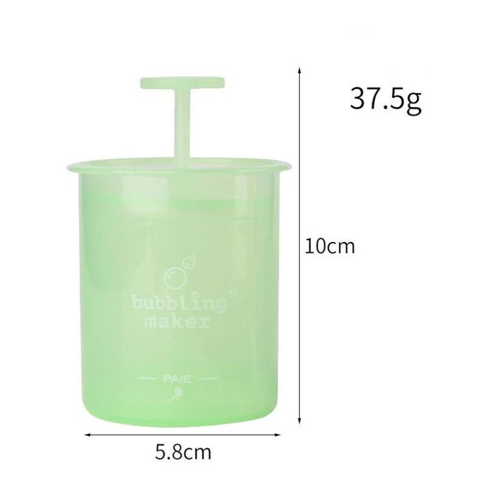 (green) Portable Foam Maker Facial Cleanser Frother  Bottle Shampoo Body Wash Bubbler Cup  for Foaming Clean Tools Bathroom Accessories