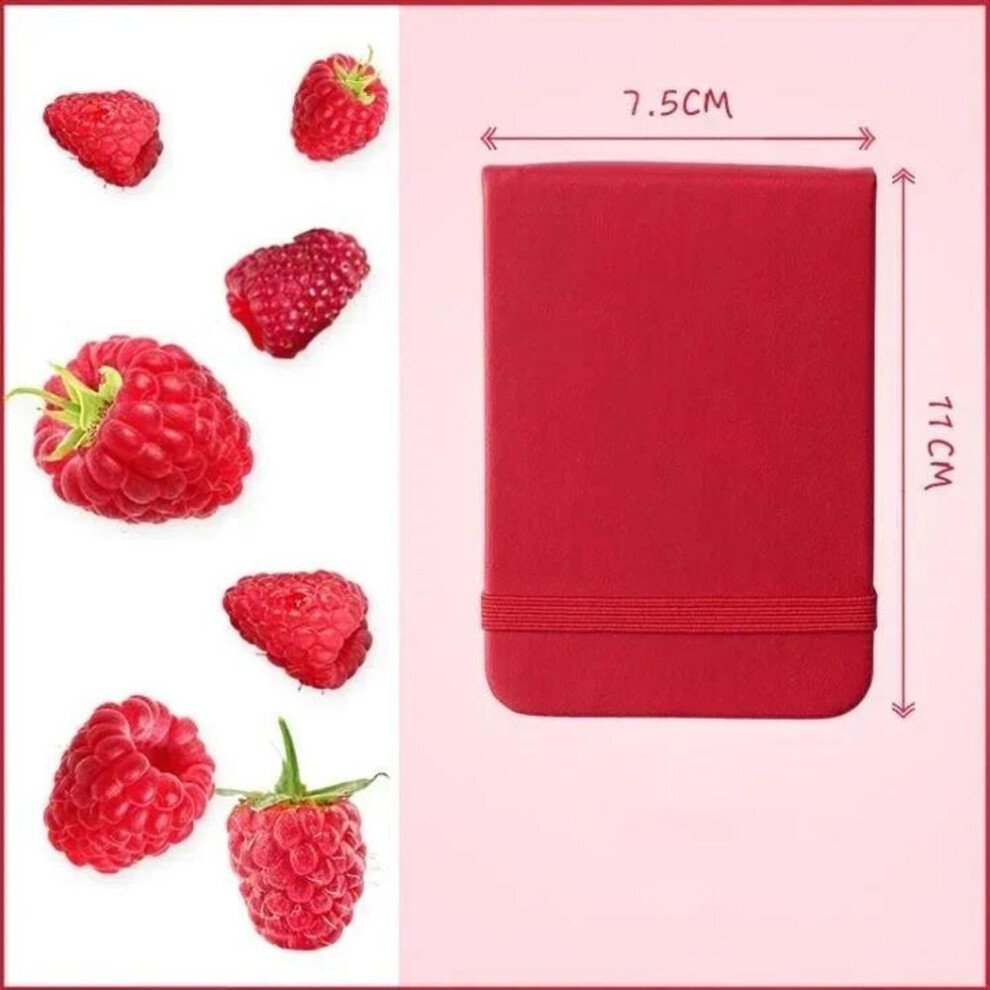 (red, A7) Square Notebook And Journal Mini Notepad Diary Agenda Planner Lined/grid/blank Writing Paper For Back To School Office Supplies