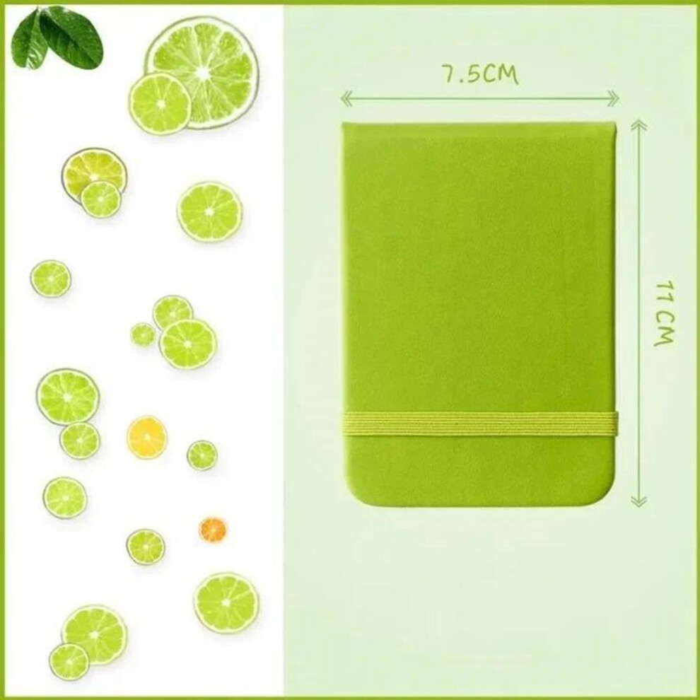 (green, A7) Square Notebook And Journal Mini Notepad Diary Agenda Planner Lined/grid/blank Writing Paper For Back To School Office Supplies
