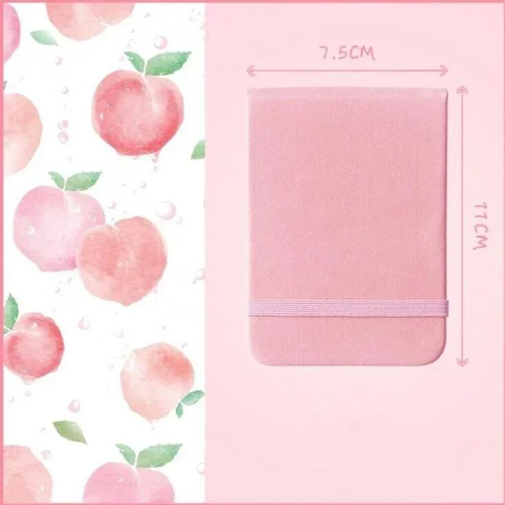 (pink, A7) Square Notebook And Journal Mini Notepad Diary Agenda Planner Lined/grid/blank Writing Paper For Back To School Office Supplies