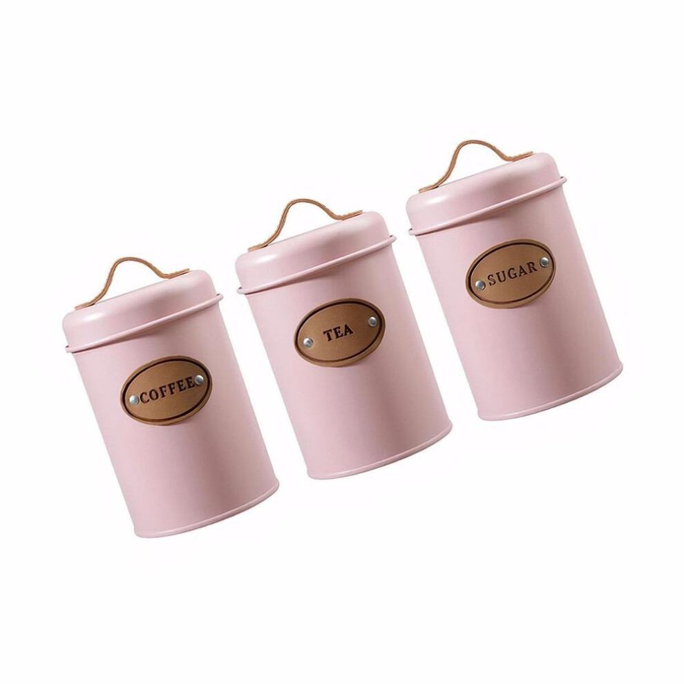 3x Multi-Function Kitchen Tea Coffee Sugar Container Keep Goods Fresh