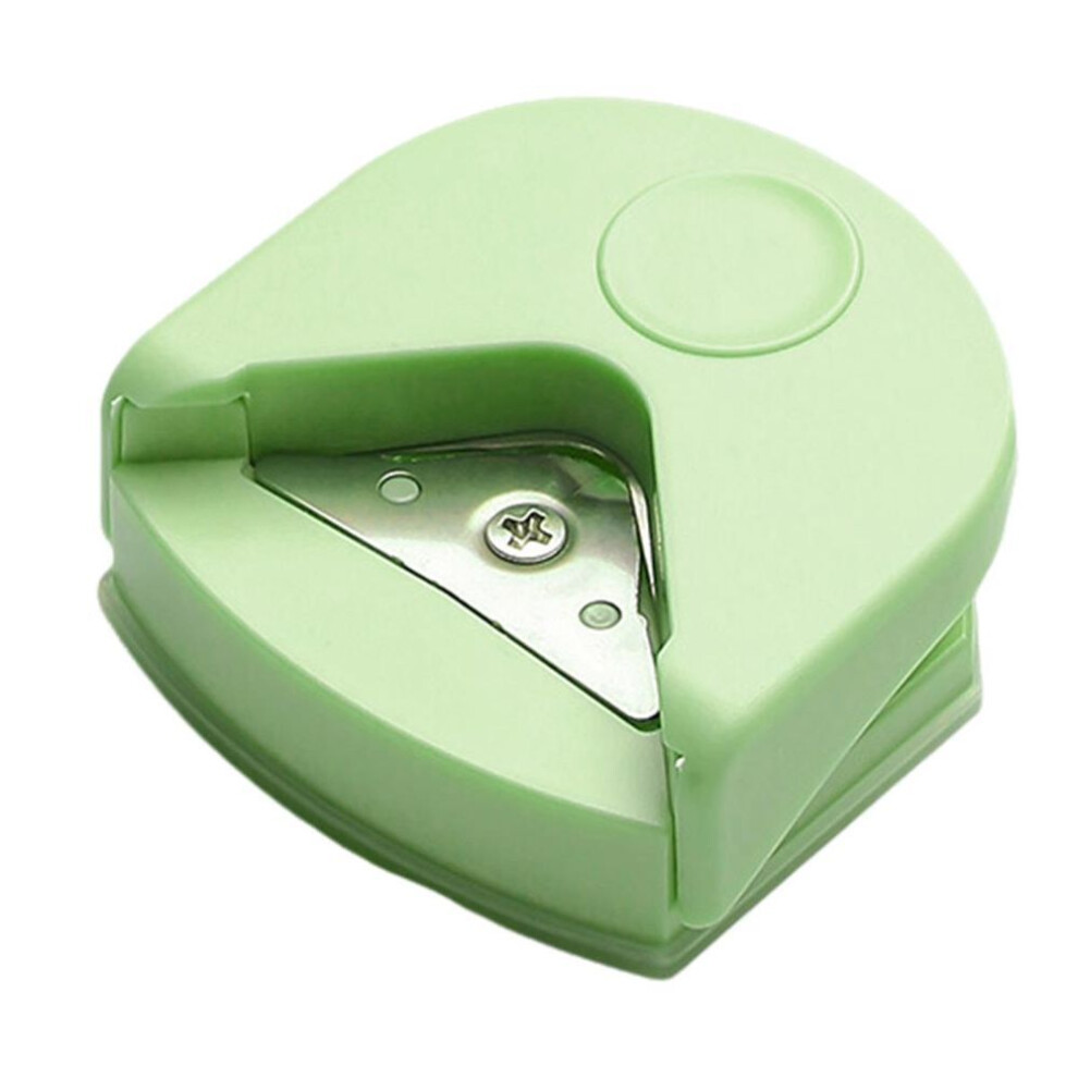 (green) 3 in 1 Corner Rounder Paper Photos Scrapbooks Metal Blade R-4 Fillet Corner Cutter
