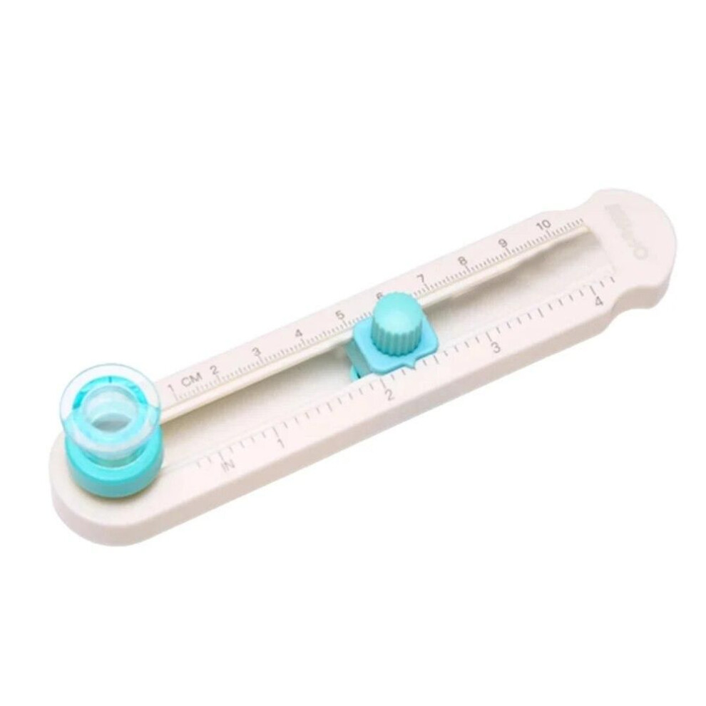 (white) Plastic 2-20cm Circle Paper Cutter Multifunctional Craft Cutting Tools Paper Scrapbooking Cards Cutters For Home Study Offices