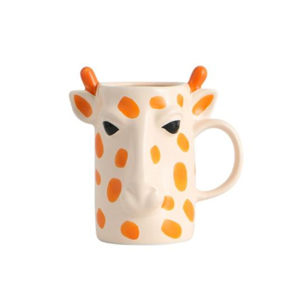 Giraffe Ceramic Cup 500ml Large Capacity Creative Cartoon Mug 3D Shape Cup