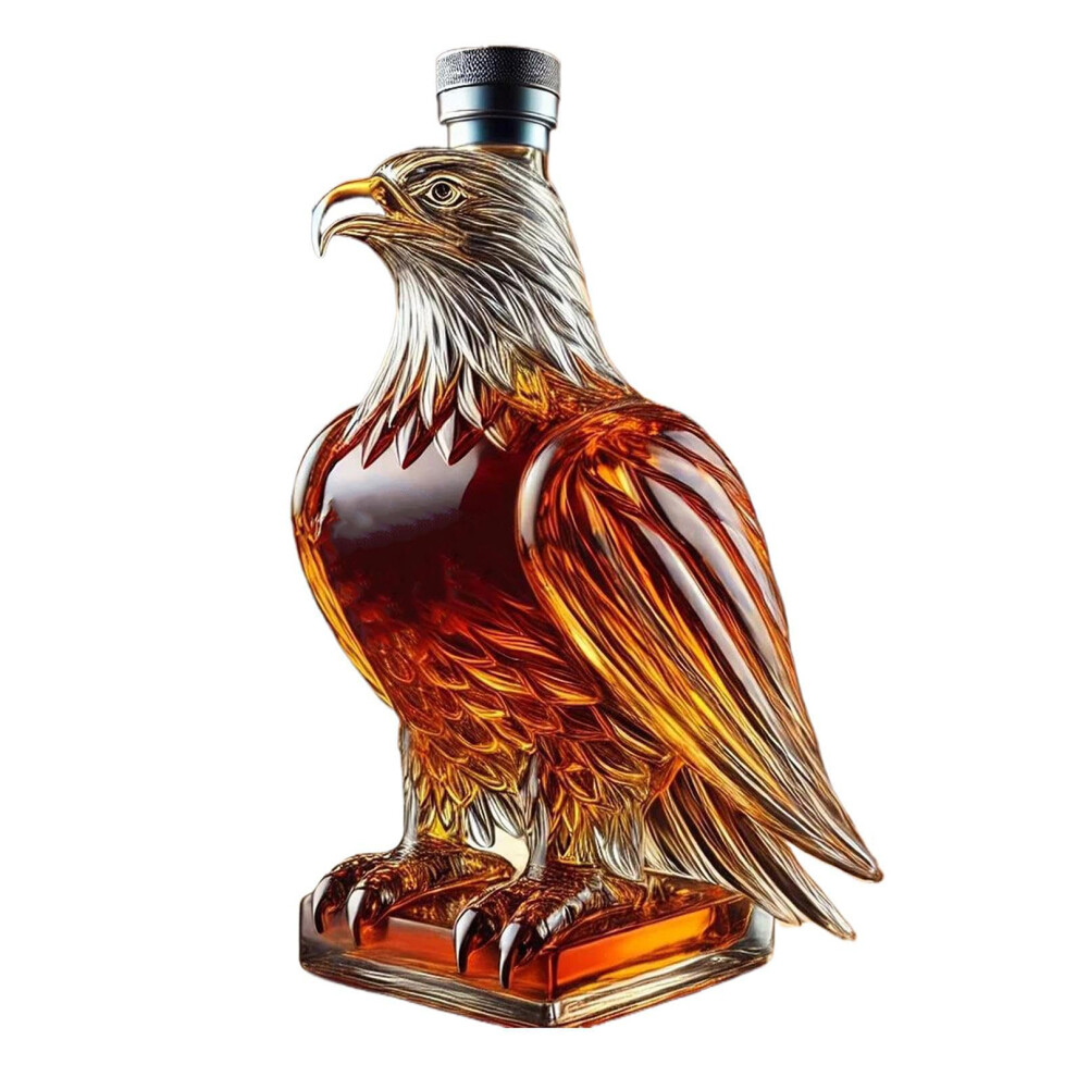 (A) Eagle Whiskey Glass Decanter 300ml - Exquisite Gift