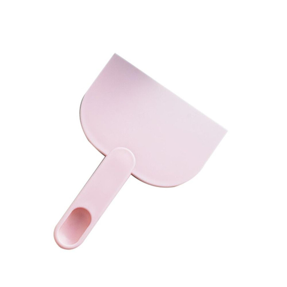 (pink) Multifunctional Cream Spatula DIY Pastry Dough Scraper Cake Cutter Baking Tool