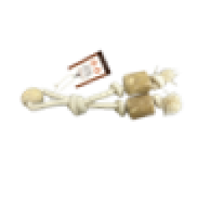 Elkwood Coffee Wood Double Rope Pet Chew Toy