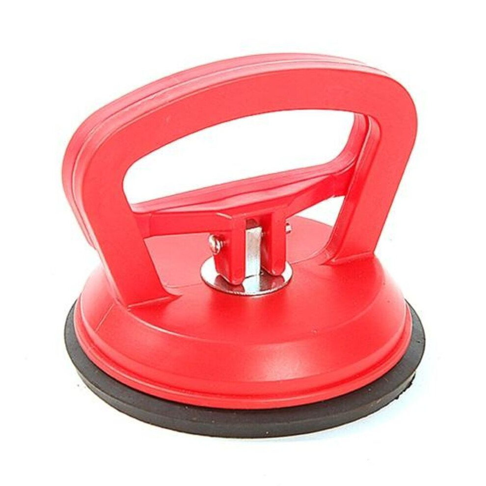(red) Car Dent Puller Powerful Suction Cup Ergonomic Handle Universal Multi-purpose Object Mover Glass Lifter Ceiling Remover Auto Body Repair Tool