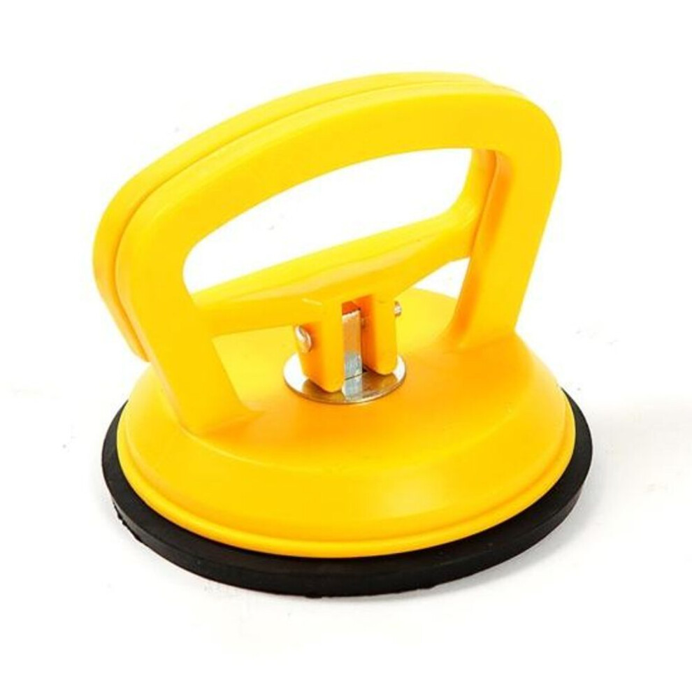 (yellow) Car Dent Puller Powerful Suction Cup Ergonomic Handle Universal Multi-purpose Object Mover Glass Lifter Ceiling Remover Auto Body Repair Tool