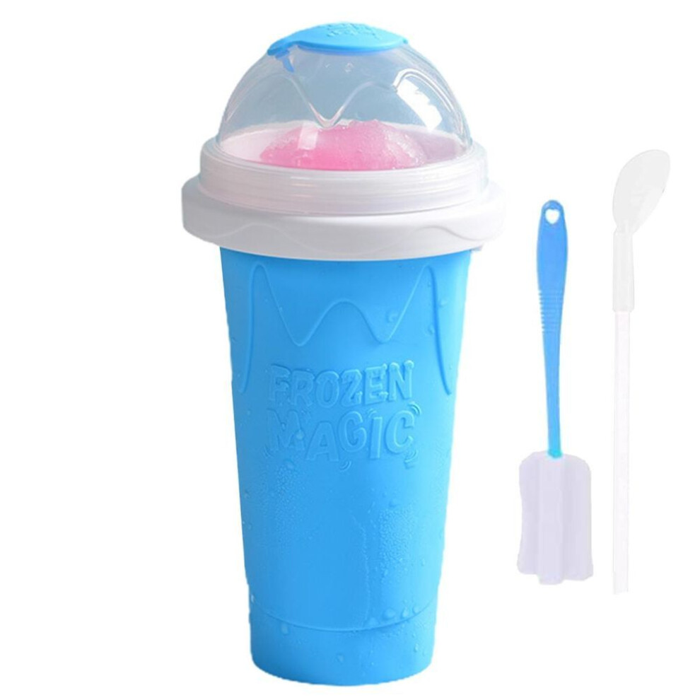 (blue) Durable Slushy Maker Cup Leak-proof 4 Colors Multipurpose