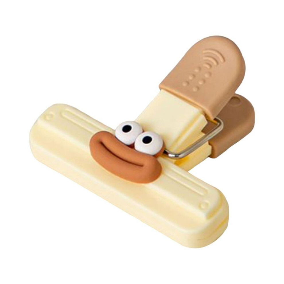 (Small) Yousheng Food Sealing Clips Chip Clips Food Bag Clips For Fridge Novelty Photos Sausage-shaped Lips Snack Bags Clips For Kitchen