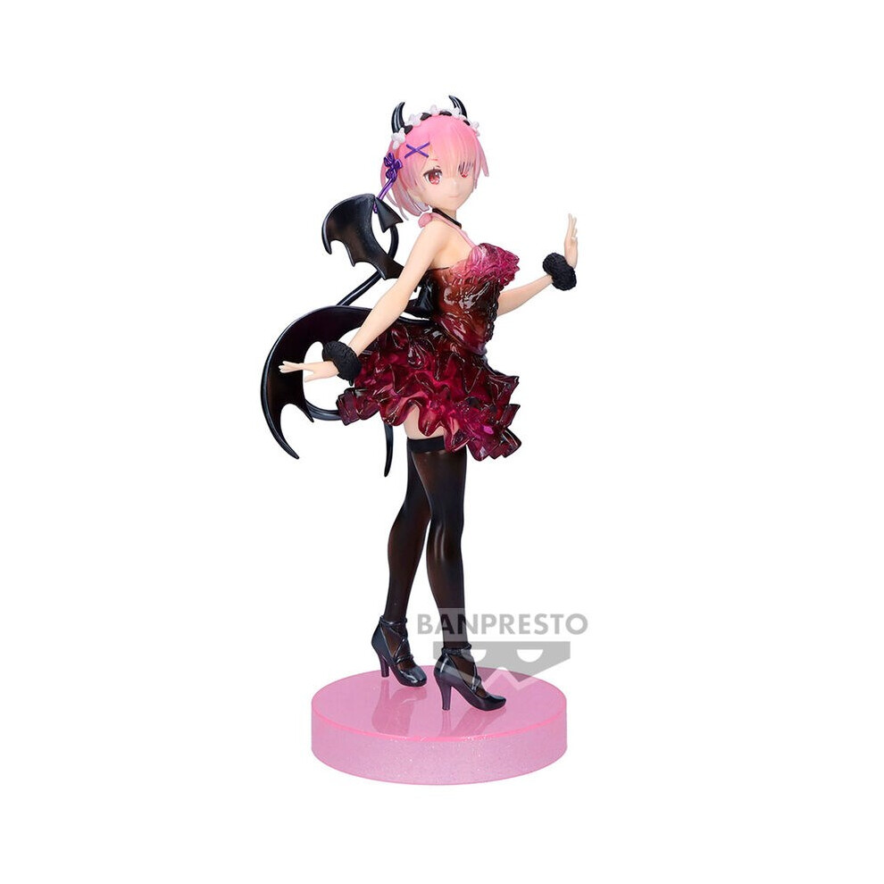Bandai Banpresto Re:zero Espresto Clear&Dressy - Ram (Special Color Ver.)