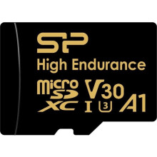 Cartão Micro SD - Silicon Power - SP128GBSTXDV3V1HSP - 128 Go - V30 - Alta Endurance