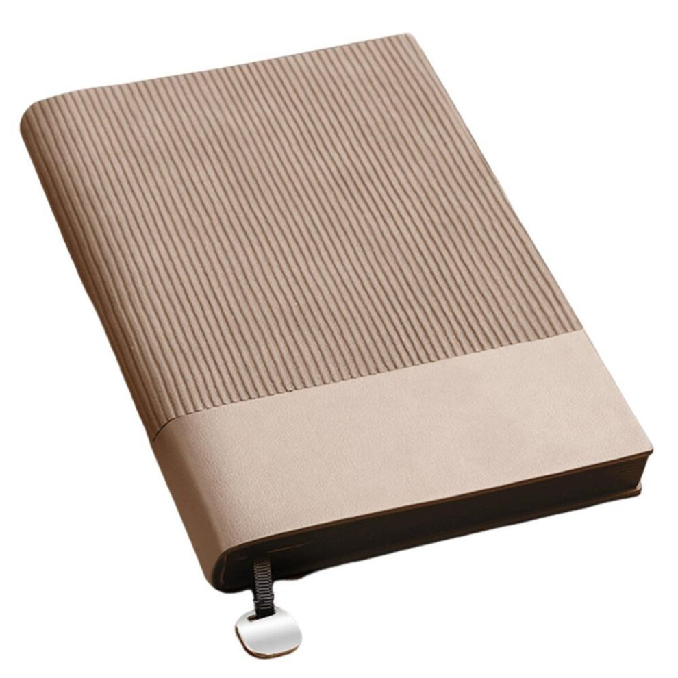 (khaki) Planner Notebook Thick Paper Diary Notebook Multi-purpose Record Schedule Book For School Work Journaling