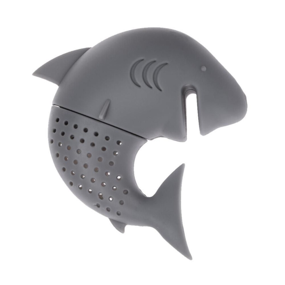 New Tea Infuser American Shark Shape Silicone Strainers Tea Strainer Infusor Filter Empty Tea Bags Leaf
