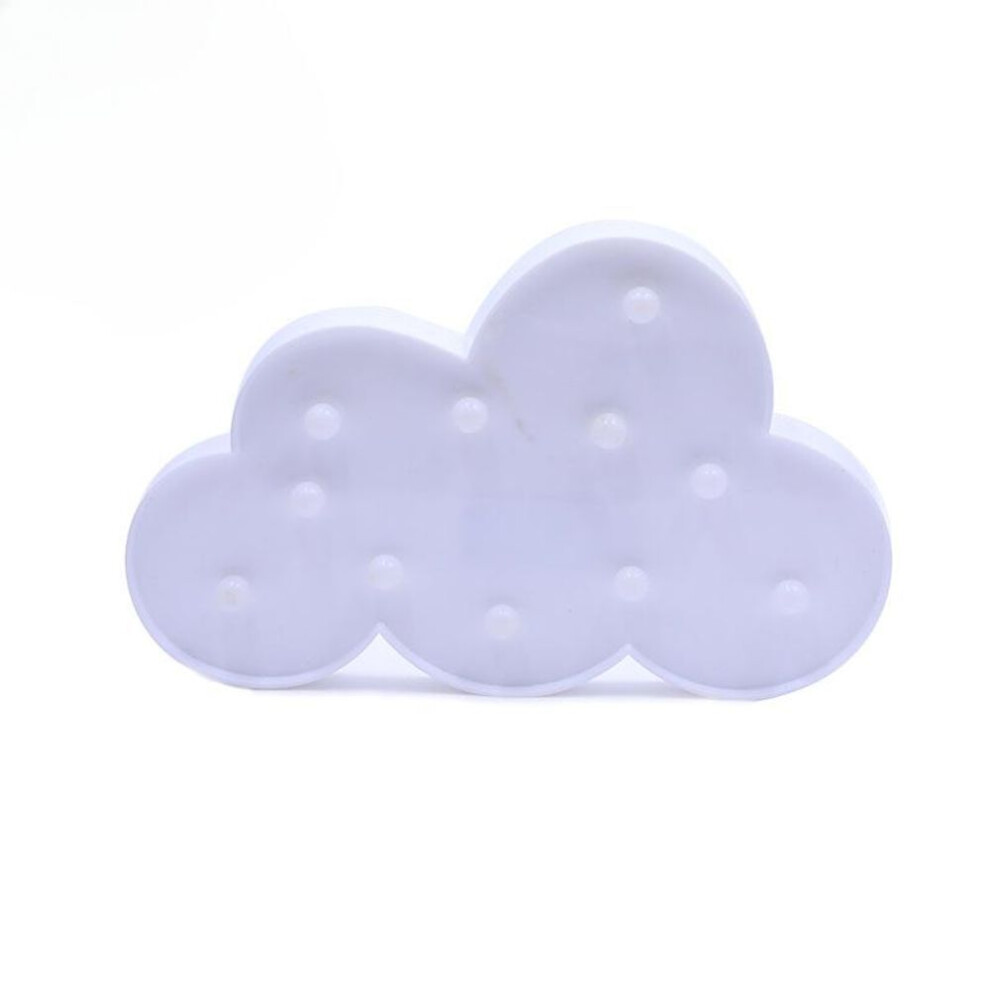 (white) 1 Stks Beautiful White/blue Cloud Led Night Warm Lamp Marquee Nice Gifts For Kids Room Decorations