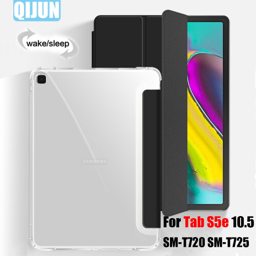 (PU Black) For Samsung Galaxy Tab S5e 10.5 2019 Tablet Case S 1