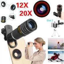 12x/20x Universal Teleskop Lens Mobile Zoom Zoom Teleskop Teleskop Universal Smartphone Samsung Zubehör