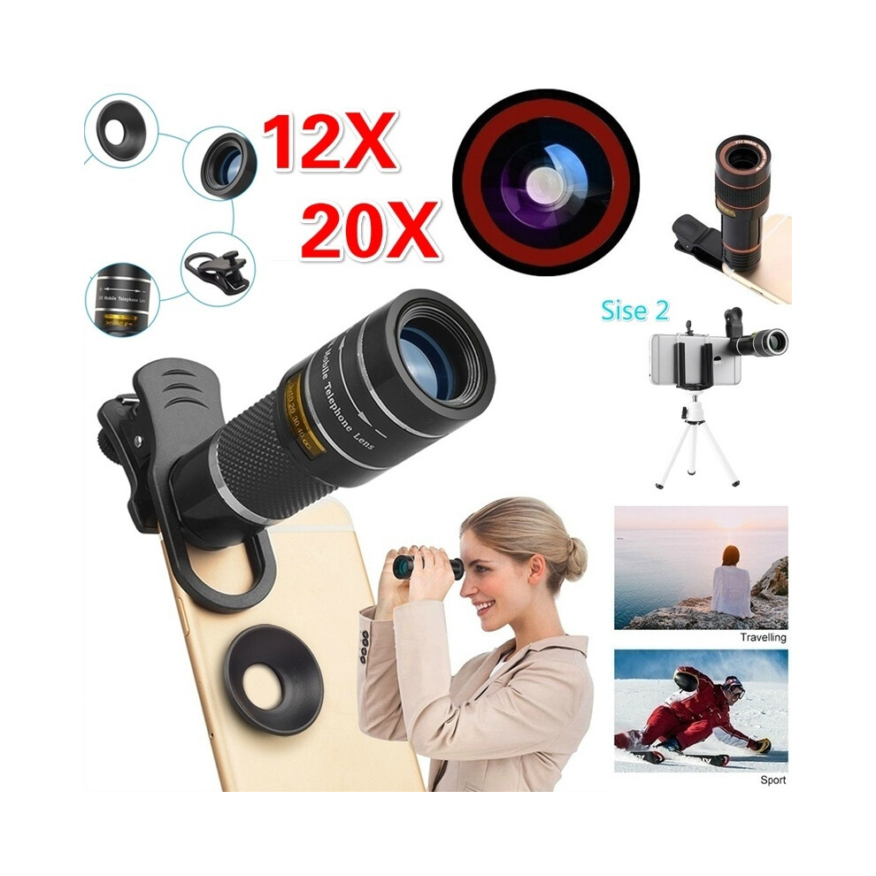 12X/20X Universal Telescope Lens Mobile Zoom Zoom Telescope Telescope Universal Smartphone Samsung Accessories 6942424339202