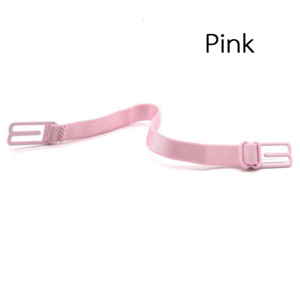 (pink) 1 Pc Girls Fastener Clip Extender Strap Buckle Bra Underwear Accessories Non-slip Fashion Elastic Adjustable