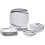 Amazon Amazon Basics - 18 Piece Kitchen Dinnerware Set - Square Plates Bowls Service for 6 - Modern Beams 1