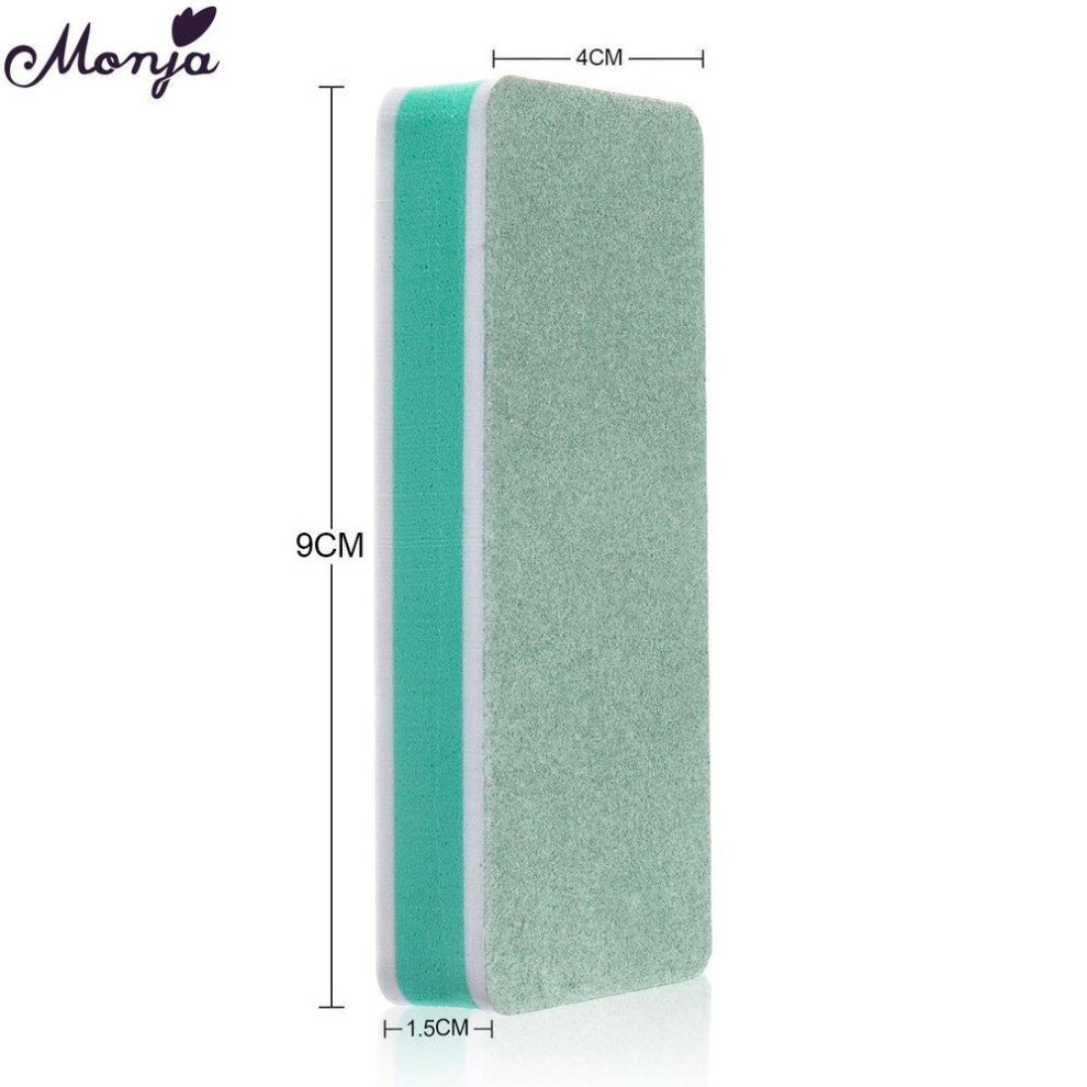 Monja 1pcs Nail Buffer Files Block Double Side Polish Sanding Nail Files Sponge Buffer Manicure Tool
