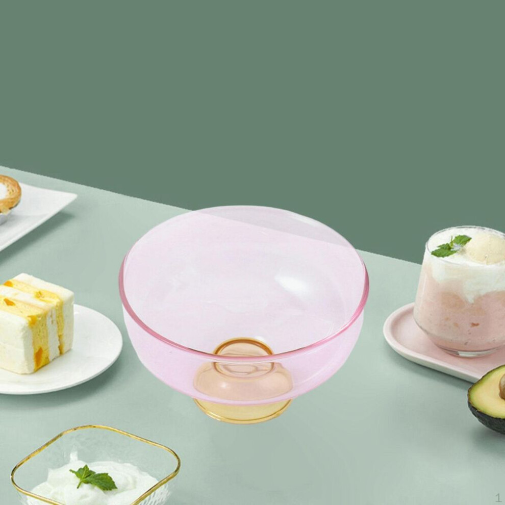 (as the picture, Pink) Dessert Cup Fruit Bowl Parfait Ice Cream For Holiday Party Picnic Kitchen Prep