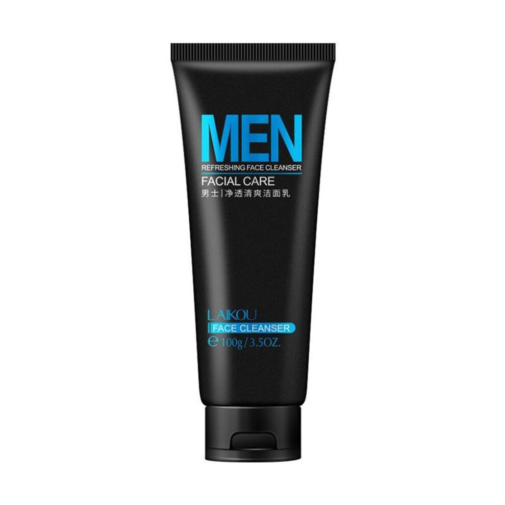 (as the picture, 100g) Men's Facial Cleanser 100g Facial Cleansing Moisturizing Cleanser Skin Care Products