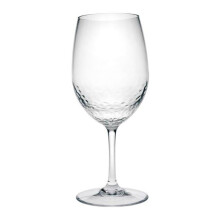 HomeRoots 521136 Tritan Plastic Stemmed All Purpose Wine Glass, Clear - Set of 4