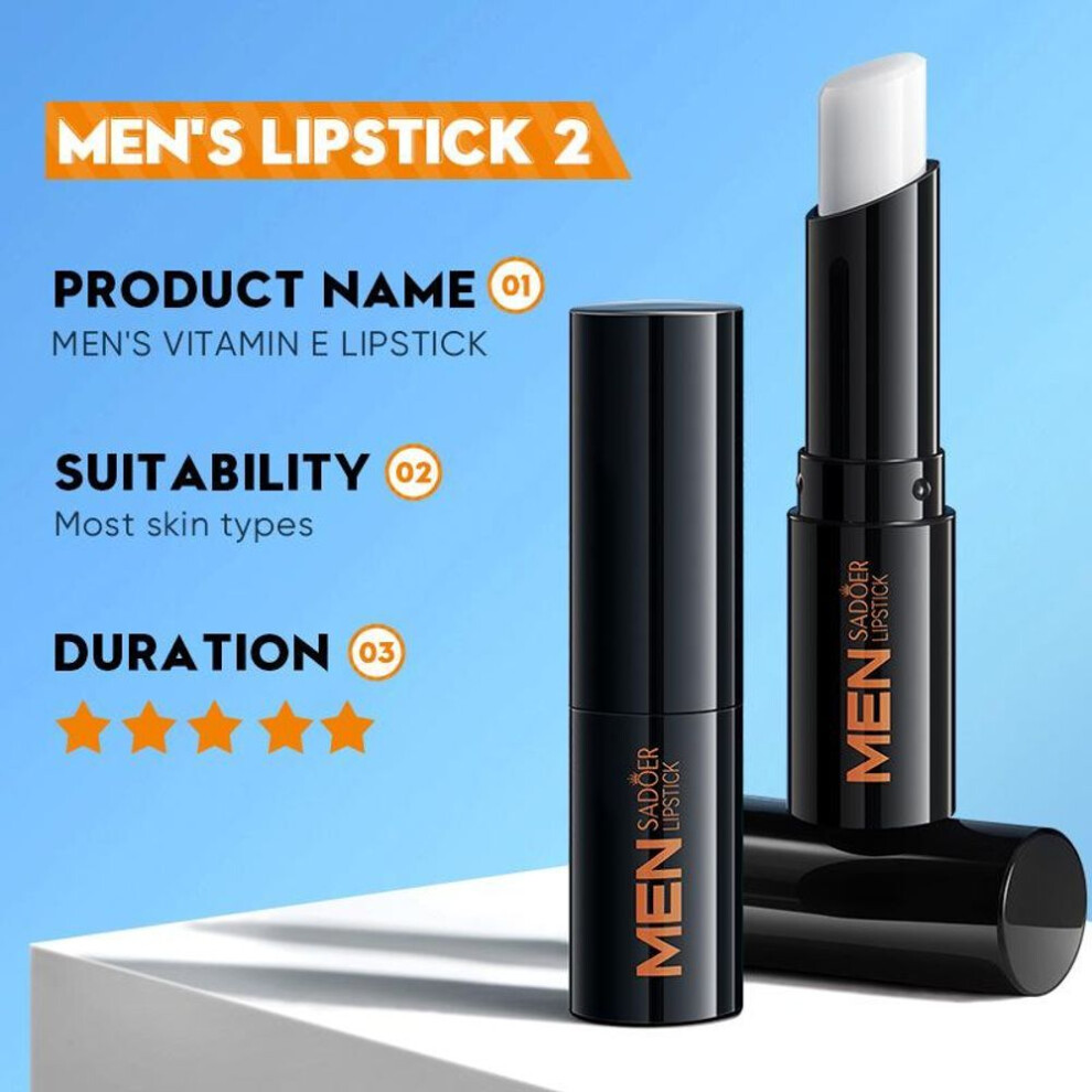 (B-2.7g) Sadoer Men's Shark Lip Balm - Moisturizing Lip Care For Dry Lips In Autumn And Winter