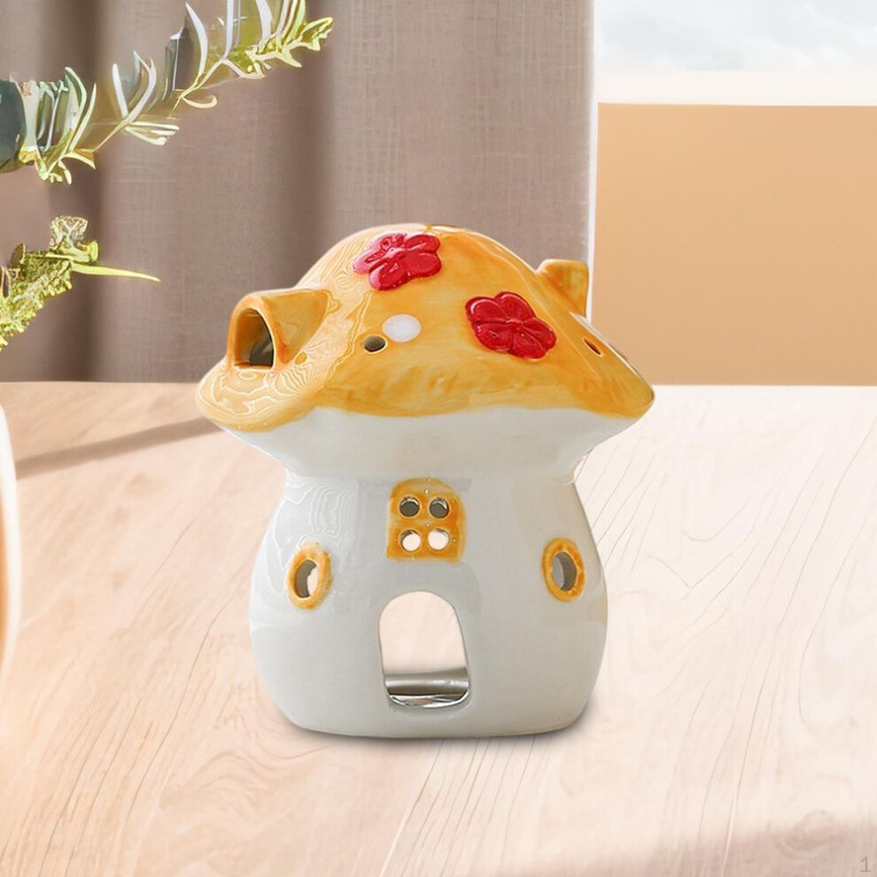 (yellow) Tealight Candle Holder Stand Decor Funny Candleholder Candlestick For Dining Room Hotel