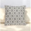 HomeRoots 383098 Neutral Grey Mosaic Throw Pillow 1