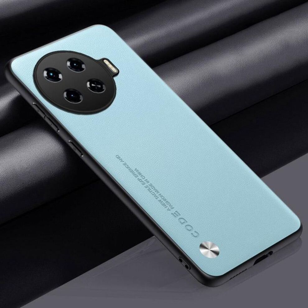 (sky blue, Spark 20 Pro Plus) Luxury Pu Leather Case For Tecno Spark 20 Pro Plus Back Cover Matte Silicone Full Protection Phone Case For Tecno Spark 20 Pro+